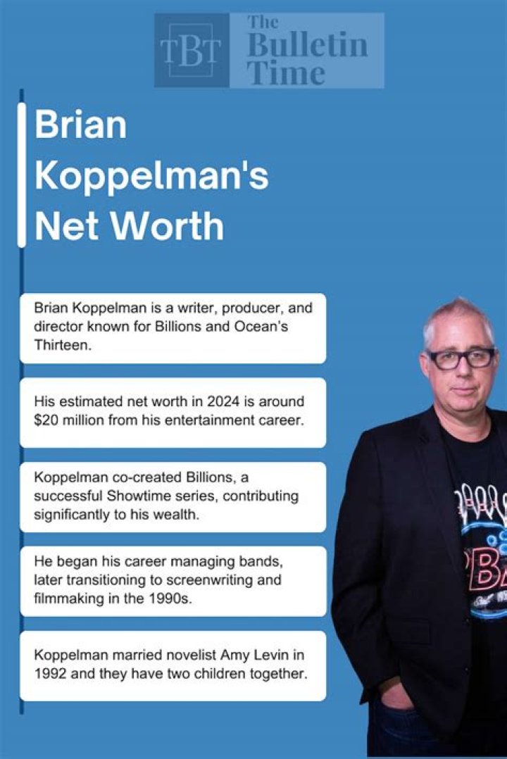 Brian Koppelman Net Worth, Income, Salary, Earnings, Biography