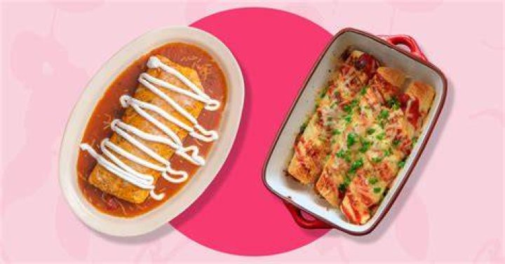 Difference between enchilada and burrito