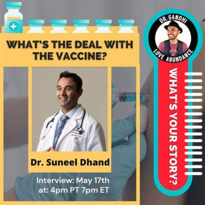 Dr Suneel Dhand Vaccine Misinformation Fact Check – Wikipedia and Details To Follow