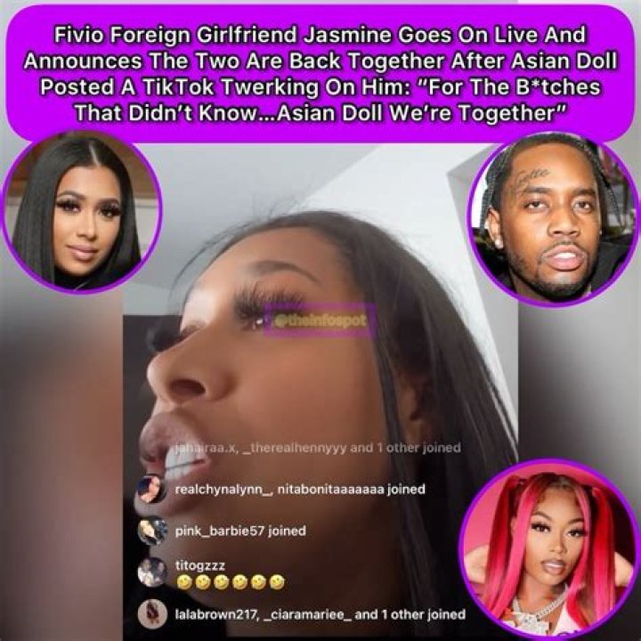 Fivio Foreign Girlfriend: Are Fivio Foreign And Jasmine Giselle Still Together?