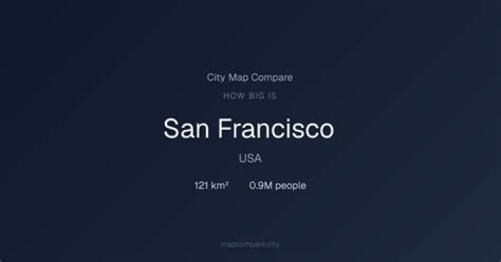 How big is san francisco