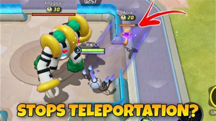 How do you stop abra from teleporting