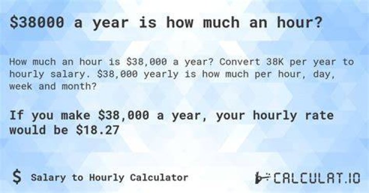 How much is 38000 a year per hour