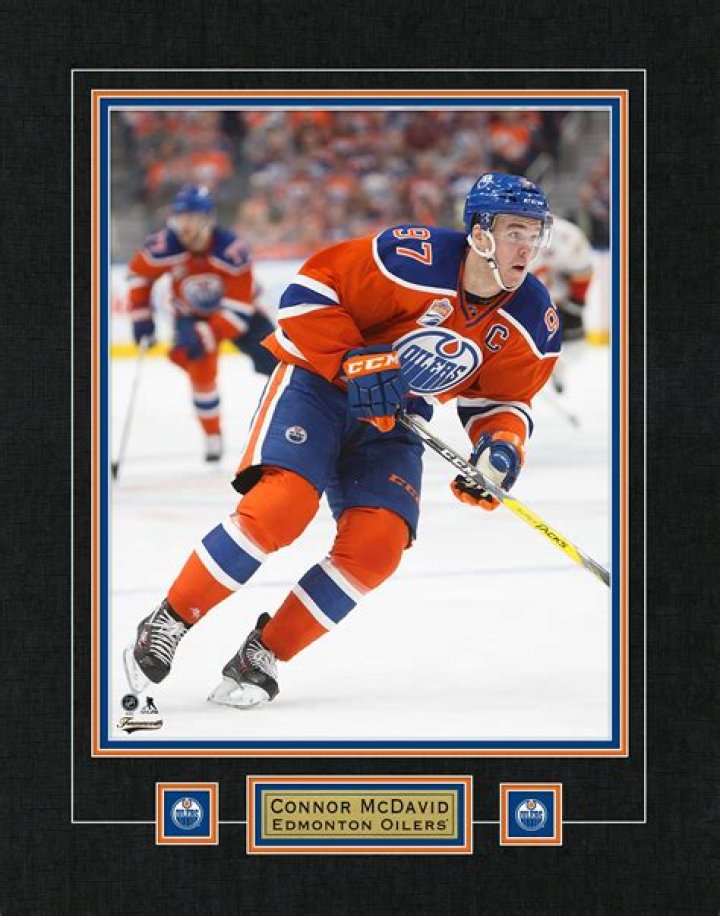 How old was Connor McDavid when he was drafted? How many hat tricks does Connor McDavid have?