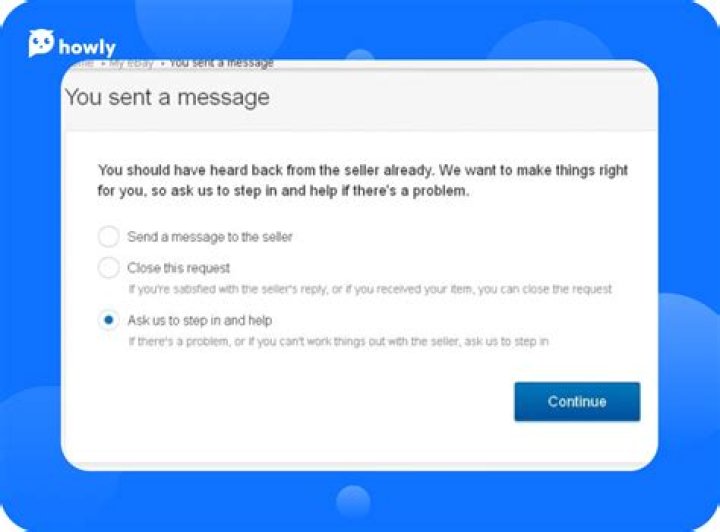 How to ask ebay to step in