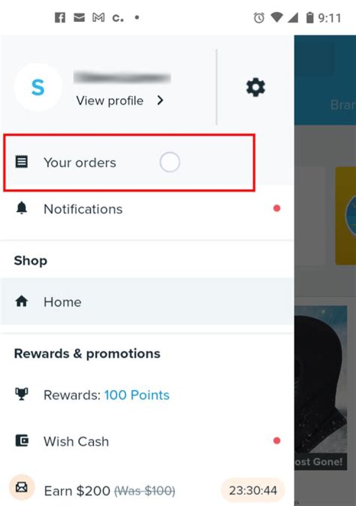 How to cancel order on wish