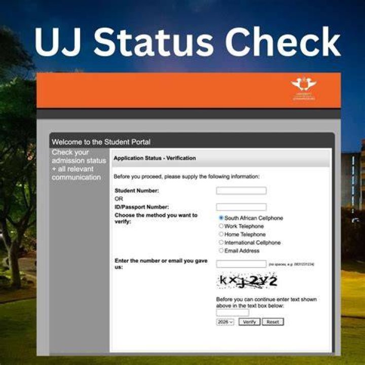 How To Check UJ Application Status and the Registration Process
