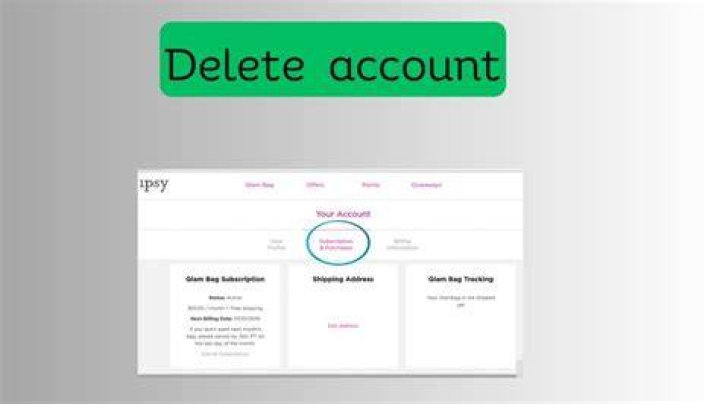 How to delete ipsy account
