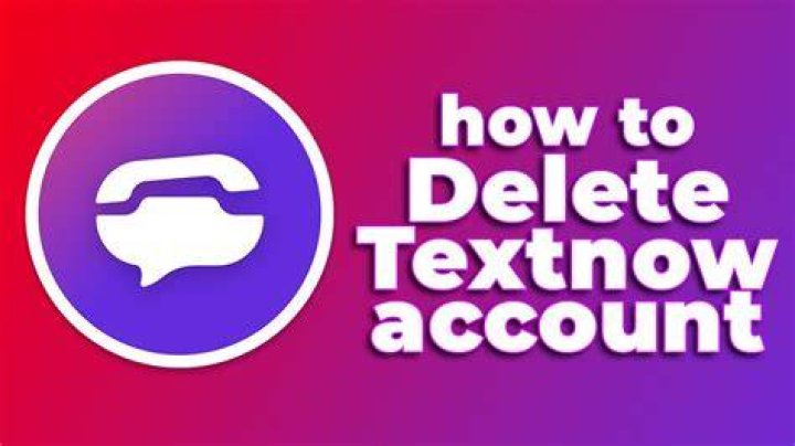 How to delete textnow account