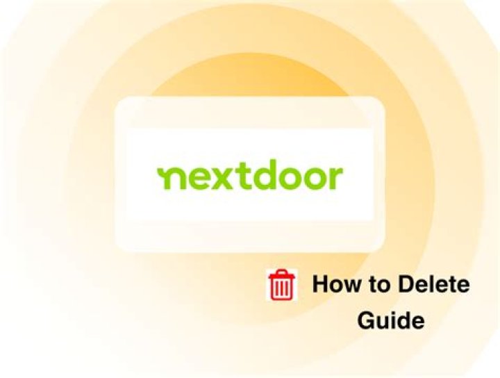 How to delete your Nextdoor account