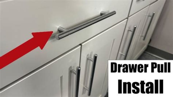How to install drawer pulls