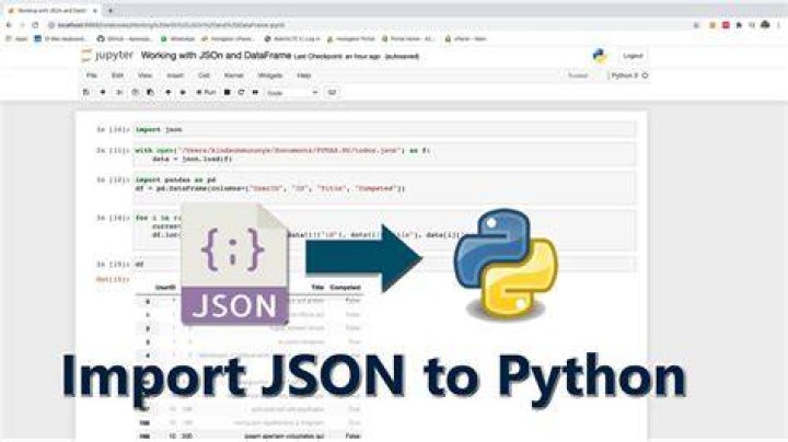 How to install json library in python