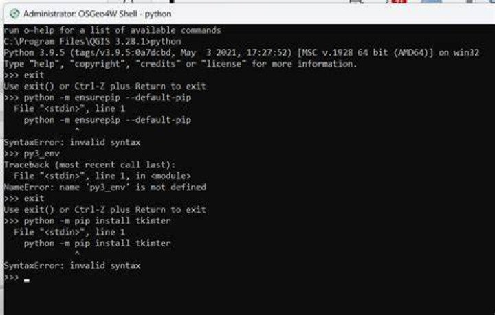 How to install tkinter in python