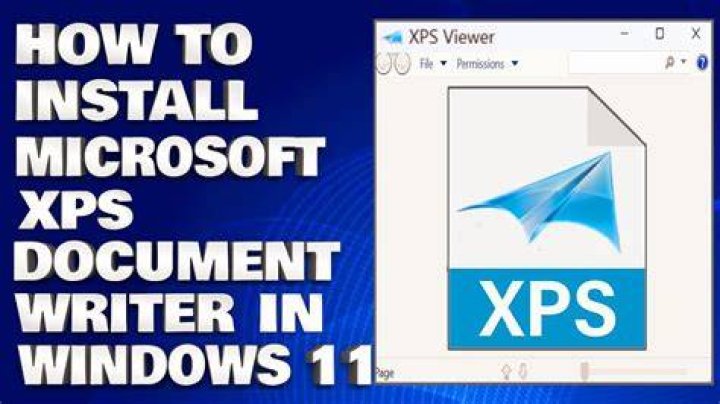 How to open xps document in vista
