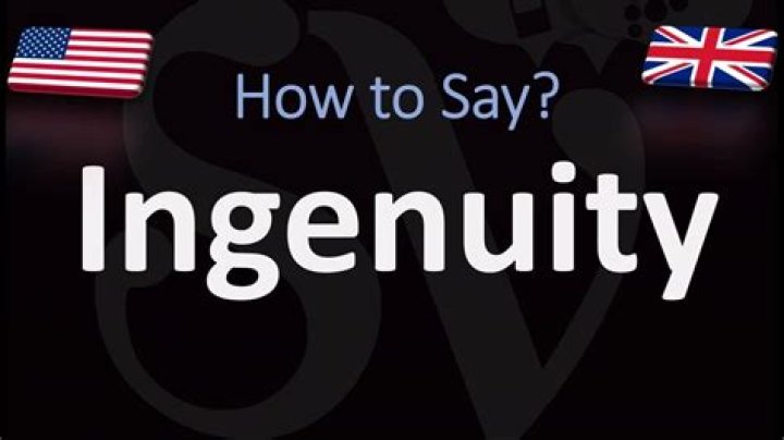 How to pronounce ingenuity