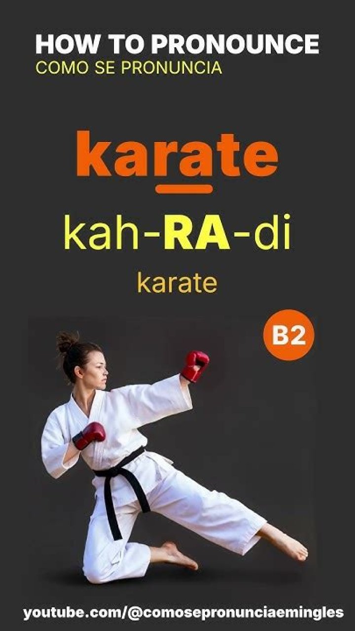 How to pronounce karate