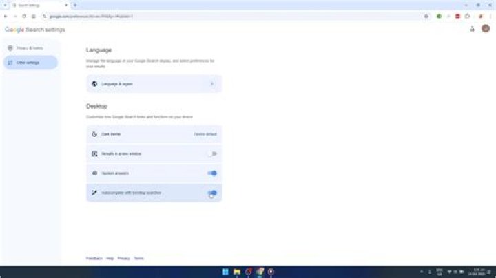 How to remove suggestions on google