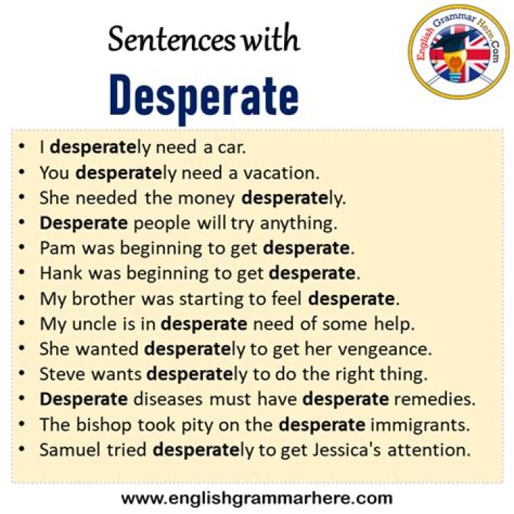 How to spell desperate