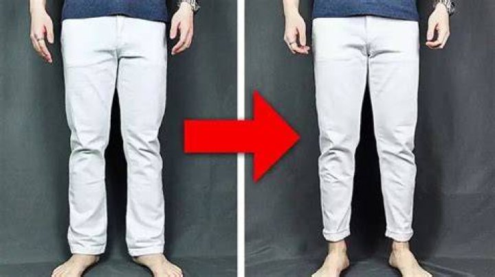 How to take in pants legs