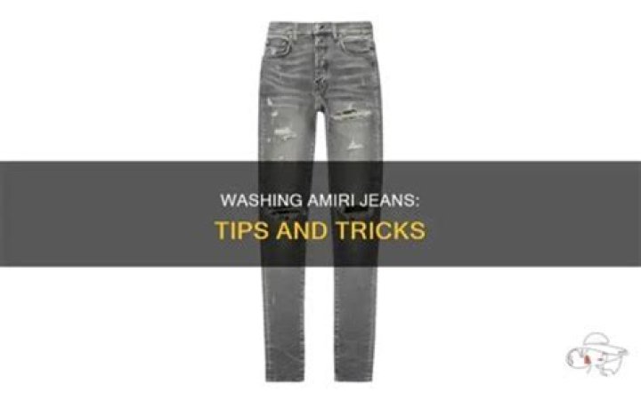 How to wash amiri jeans