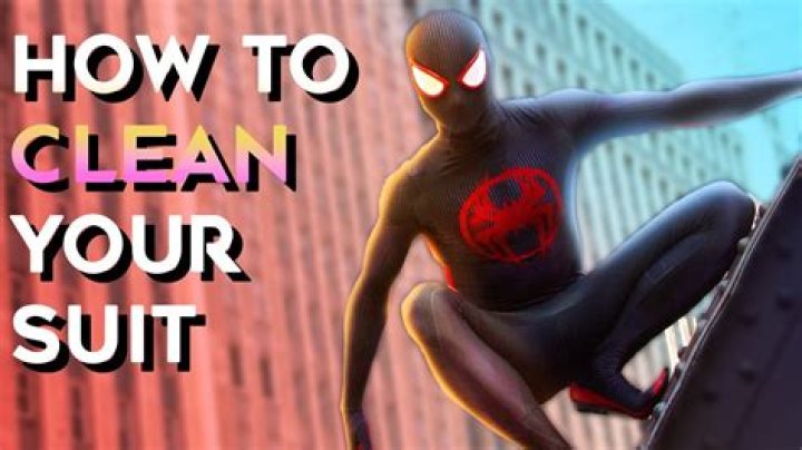 How to wash spider man suit