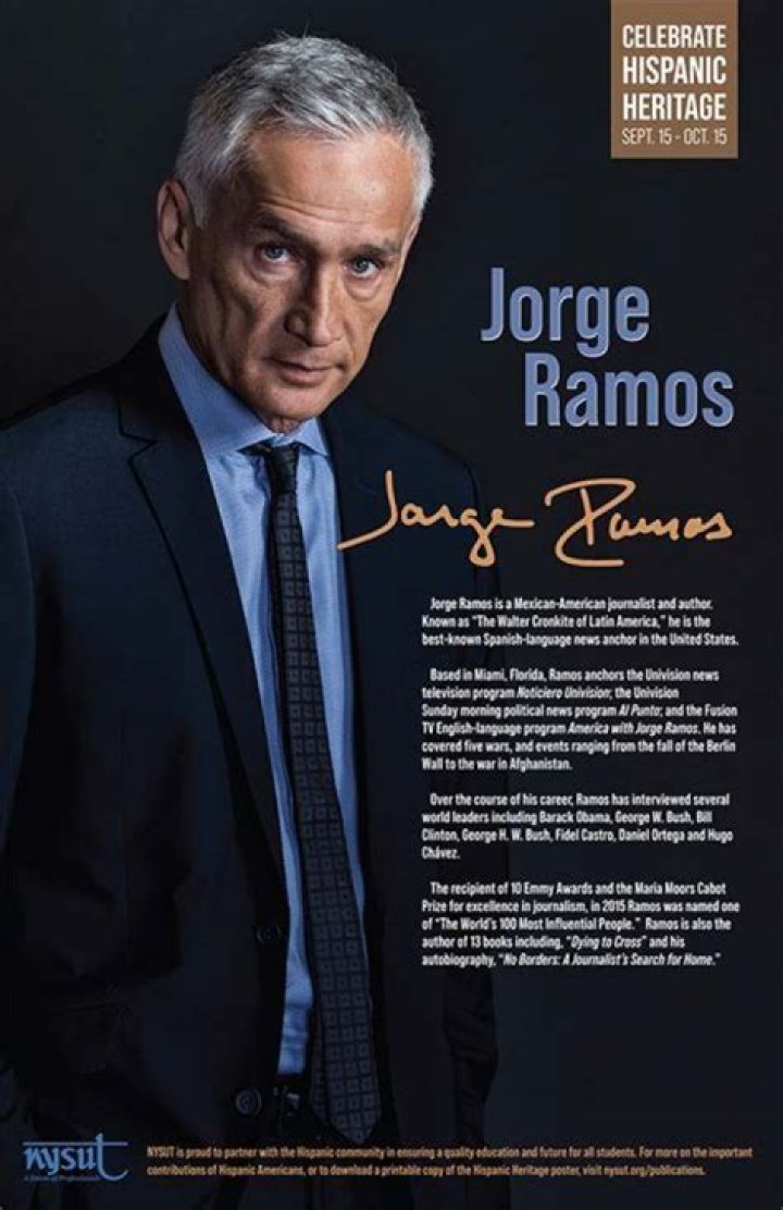 Jorge Ramos’s net worth, biography, fact, career, awards and life story