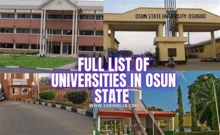 List of Universities in Osun State