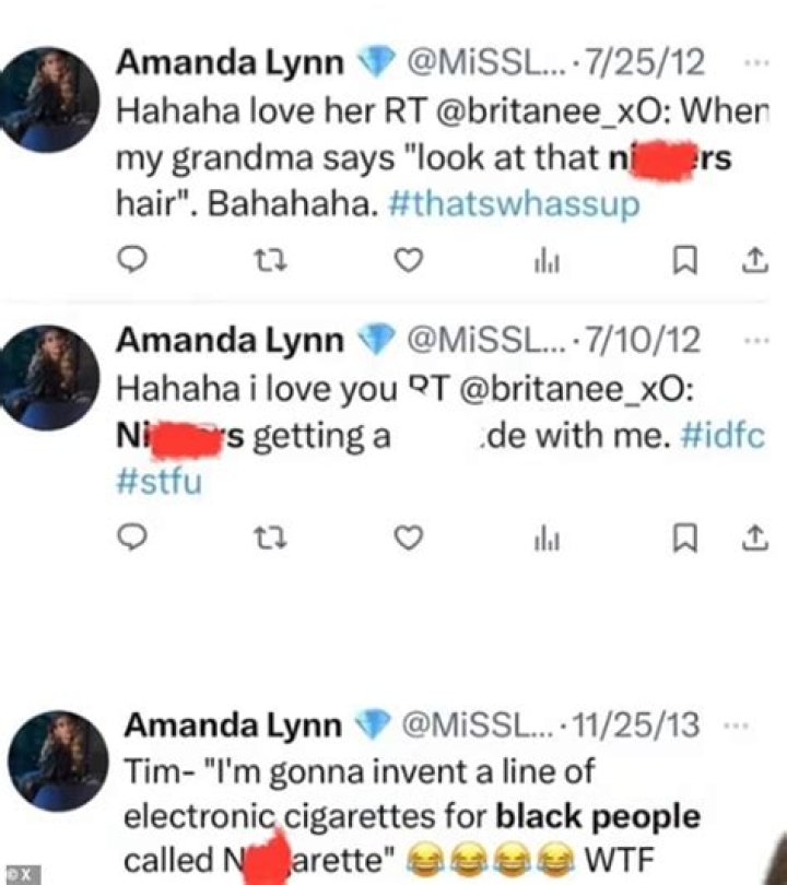Loving Liberal: Amanda Duarte Racist Tweets Goes Viral, Delete Her Entire Twitter Account