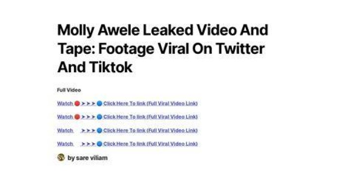 Molly Awele Biography: Age, Leaked Sex Tape, Net Worth, Boyfriend, Instagram, TikTok