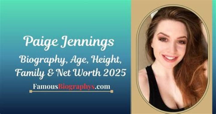 Paige Age, Wikipedia, Biography, Children, Salary, Net Worth, Parents.