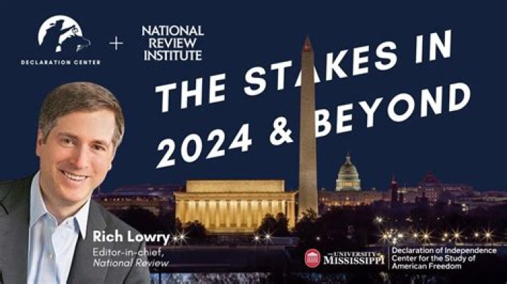 Rich Lowry National Review: Bio, Age, Height, Wife, Vanessa Palo, NY Post, Politico and Net Worth