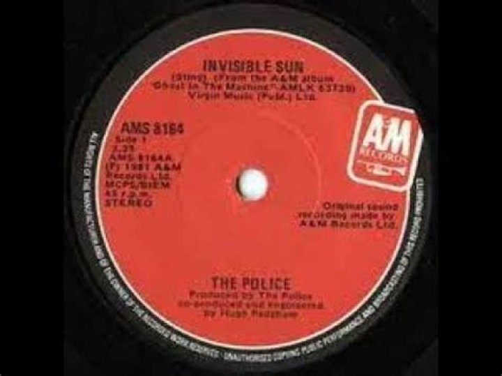 The Police’s
Invisible Sun Lyrics