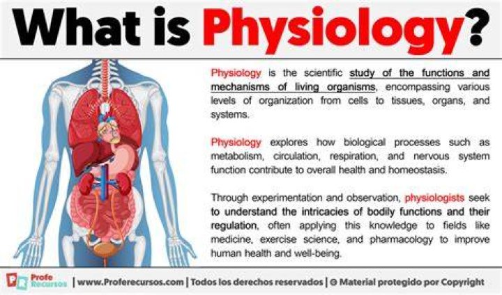 What is the definition of physiology