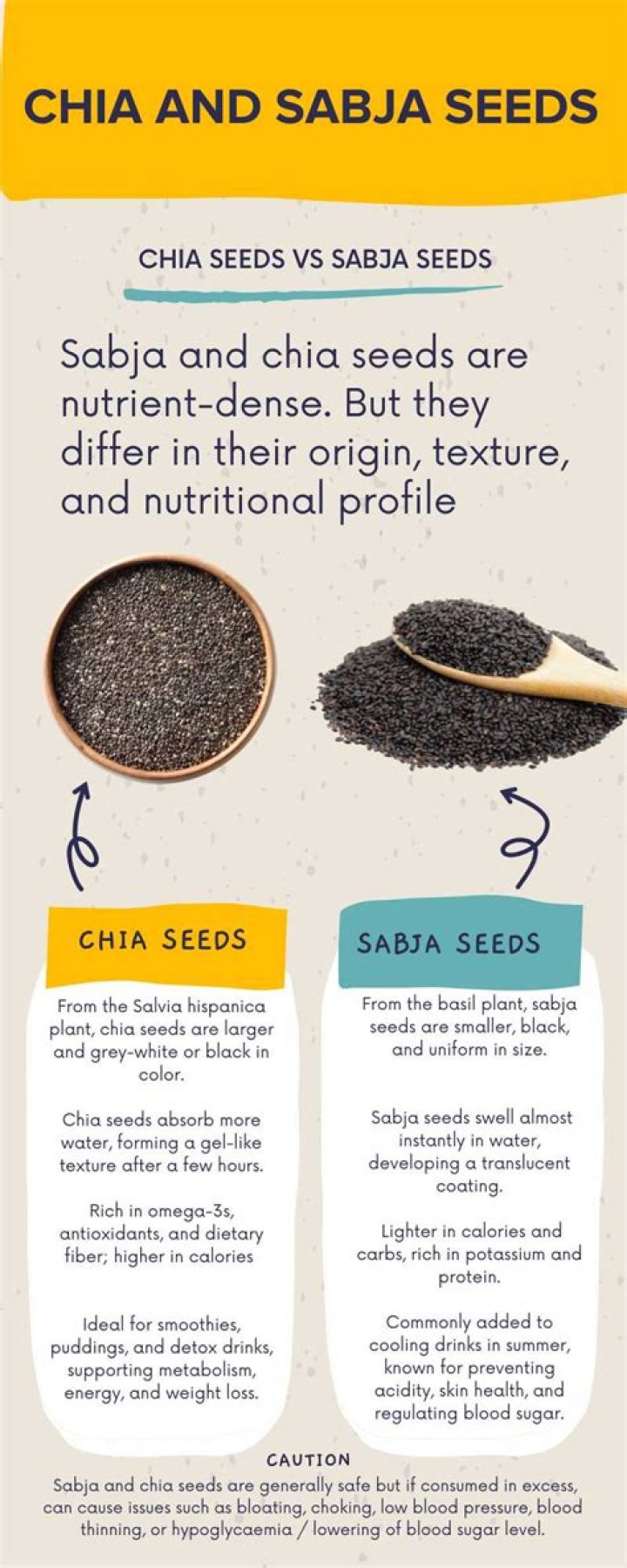 What is the Difference Between Black Chia Seeds and White Chia Seeds