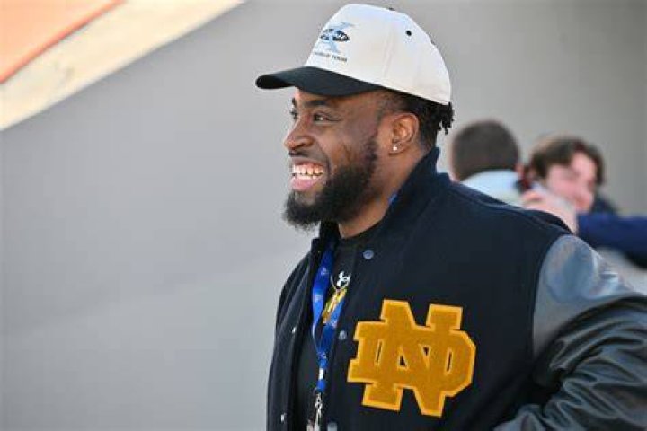 Who Is Audric Estime From Notre Dame? Meet The Athlete On Instagram