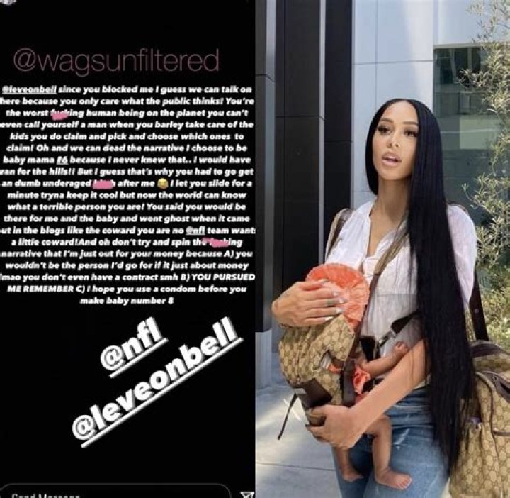 Who Is Le’Veon Bell Baby Mama Golden Blondie? Her Net Worth And Instagram