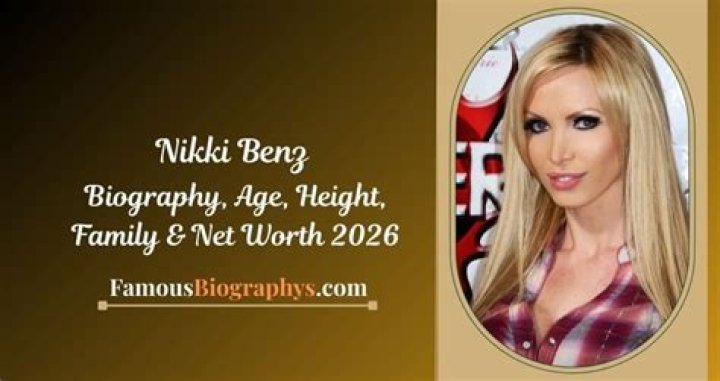 Who is Nikki Benz Height, Weight, Net Worth, Age, Birthday, Wikipedia, Who, Nationality, Biography