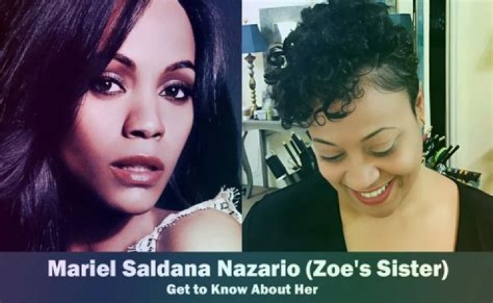 Who Is Zoe Saldana Sister Mariel Saldaña Nazario? Personal Details To Know About Her
