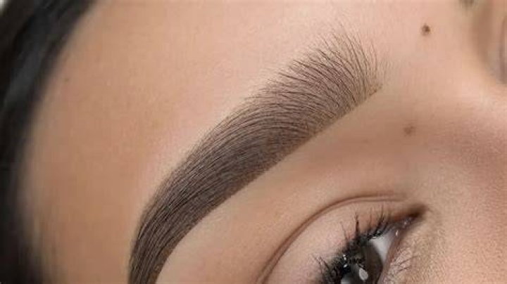 Why are my microbladed eyebrows so dark